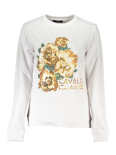 Бял дамски суитшърт Cavalli Class