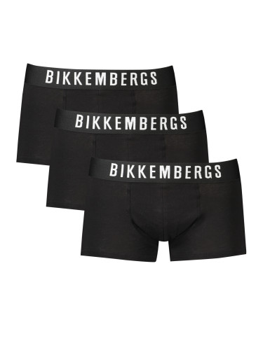 Мъжки боксерки Bikkembergs, черни, 3 части
