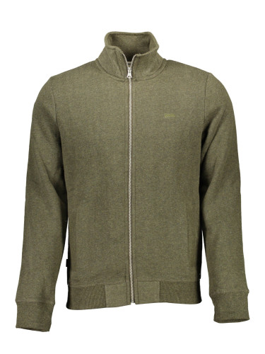 Мъжки суичър с цип Superdry в зелено