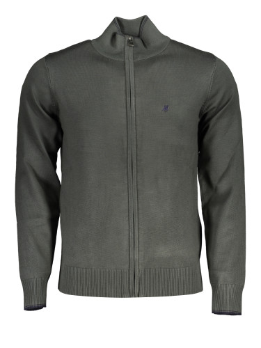 US GRAND POLO GREEN MEN'S CARDIGAN