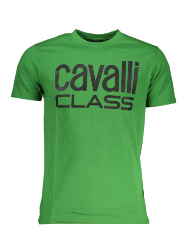 Мъжка тениска Cavalli Class в зелено