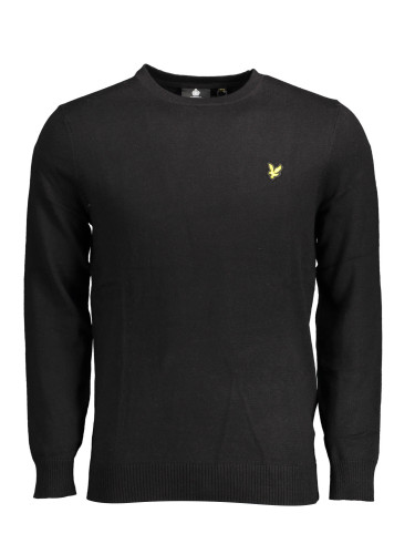 Черен мъжки пуловер Lyle & Scott