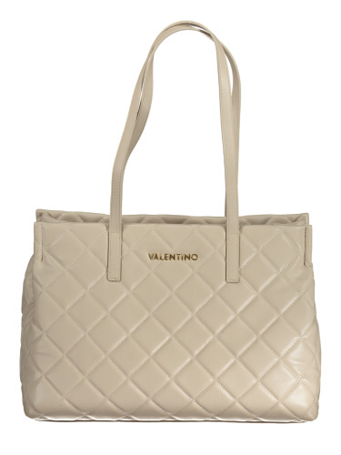 Голяма бежова чанта Valentino