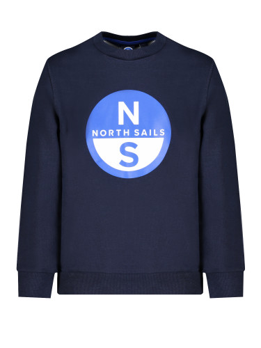 Син суитшърт NORTH SAILS без цип