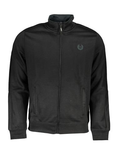 Мъжки суичър с цип, черен, GIAN MARCO VENTURI