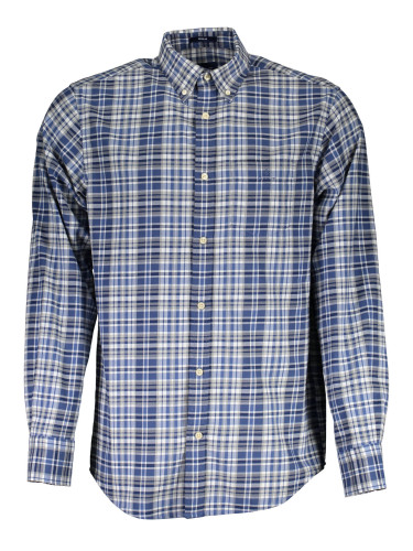 Мъжка синя карирана риза GANT