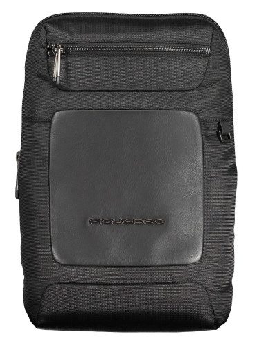 PIQUADRO MEN'S SHOULDER BAG BLACK