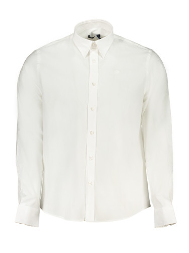 Мъжка бяла риза с дълъг ръкав