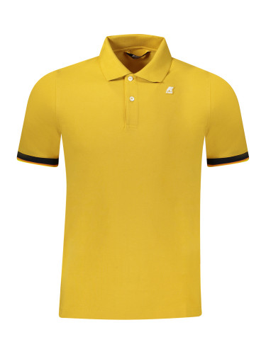 Мъжка поло тениска K-WAY жълта