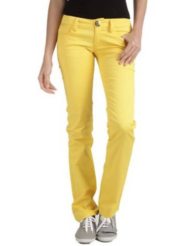 Жълти дамски панталони PHARD