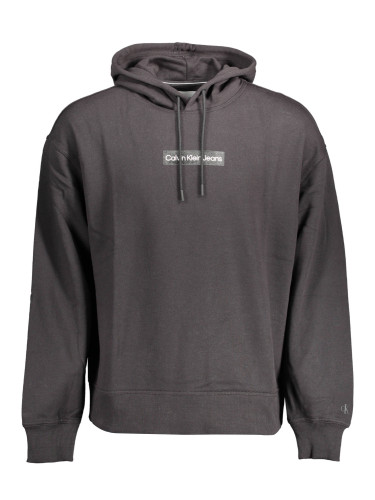 Черен суитшърт с цип Calvin Klein