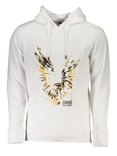 Мъжки бял суитшърт Cavalli Class