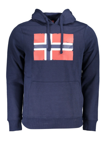 Мъжки син суичър с качулка НОРВЕГИЯ 1963