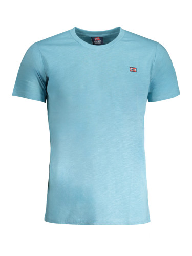 Мъжка синя тениска с къс ръкав