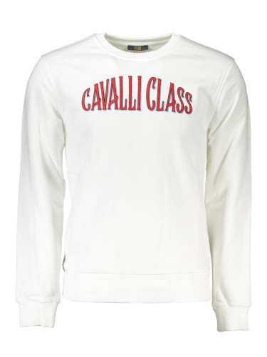 Мъжки суитшърт Cavalli Class бял
