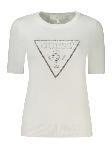 Дамски бял пуловер GUESS JEANS