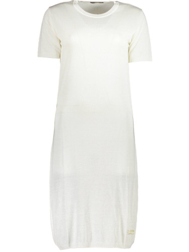 Къса бяла рокля Cavalli Class