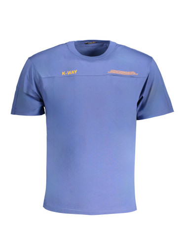 Мъжка тениска с къс ръкав K-WAY, синя
