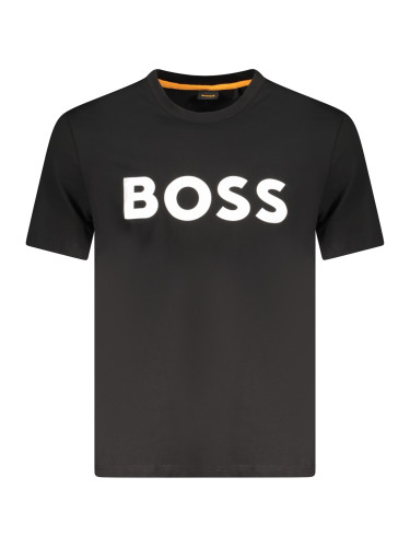 HUGO BOSS MEN'S SHORT SLEEVE T-SHIRT BLACK
