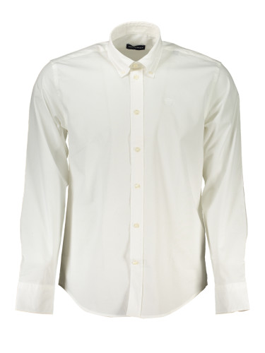 Мъжка бяла риза с дълъг ръкав