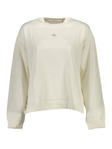 Дамска бяла тениска с дълъг ръкав Calvin Klein