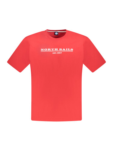 Мъжка червена тениска NORTH SAILS