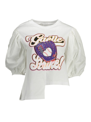 Бяла тениска с 3/4 ръкав Gaelle Paris