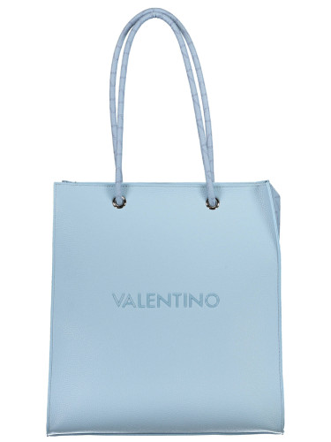 Светлосиня дамска чанта Valentino