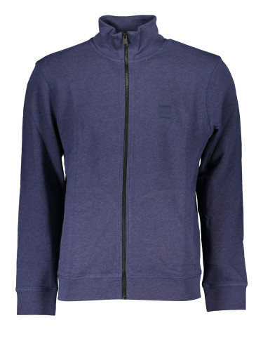 Мъжки син суитшърт с цип HUGO BOSS