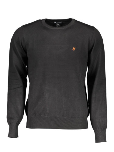 Мъжки черен пуловер US Grand Polo