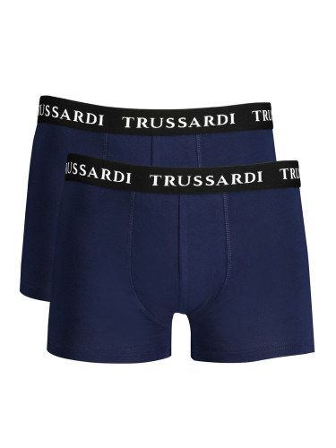 TRUSSARDI MEN'S BLUE BOXER