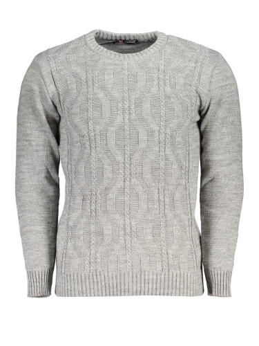 Мъжки сив пуловер US Grand Polo