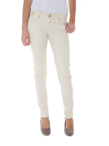 Бежови дамски панталони PHARD