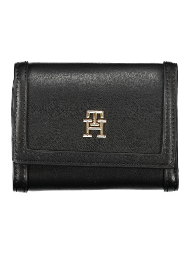 Дамски портфейл Tommy Hilfiger, черен