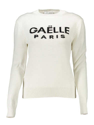 Бял пуловер GAELLE PARIS