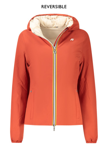 Дамско двулицево червено яке K-WAY