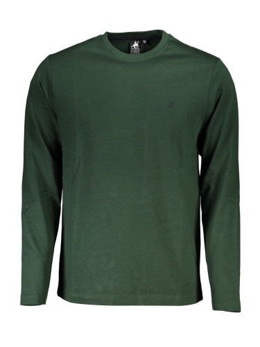 US GRAND POLO MEN'S LONG SLEEVE T-SHIRT GREEN