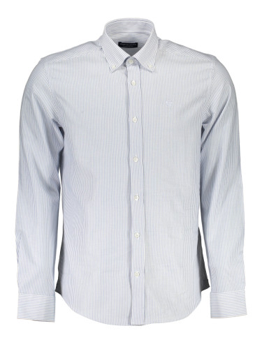 Мъжка светлосиня риза с дълъг ръкав