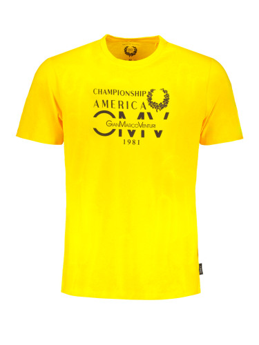 Жълта мъжка тениска Gian Marco Venturi