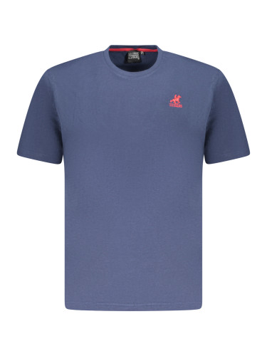 Мъжка синя тениска с къс ръкав