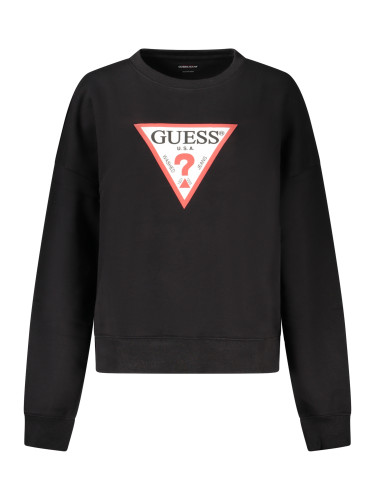 GUESS JEANS SWEATSHIRT WITHOUT ZIP WOMEN BLACK