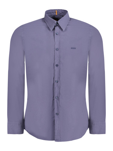 Мъжка едноцветна риза slim fit