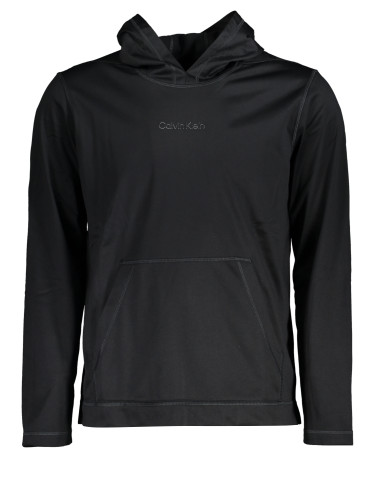 Черен суичър с качулка Calvin Klein