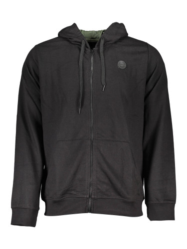 Мъжки черен суитшърт с цип GIAN MARCO VENTURI