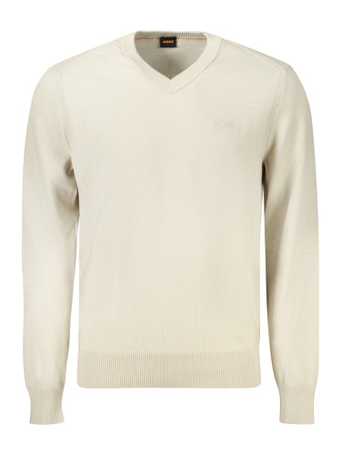 Мъжки пуловер HUGO BOSS бежов