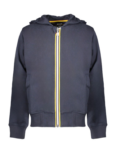 Детски суитшърт с цип K-Way, син