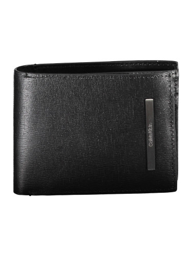 Черен мъжки портфейл Calvin Klein