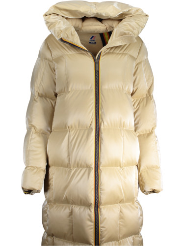 Дамско бежово зимно яке K-WAY