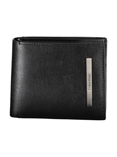 Черен мъжки портфейл Calvin Klein