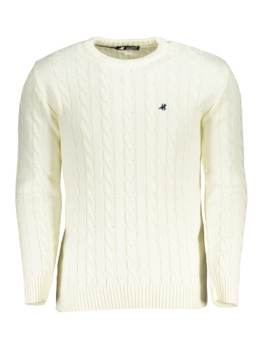 US GRAND POLO MEN'S WHITE SWEATER
